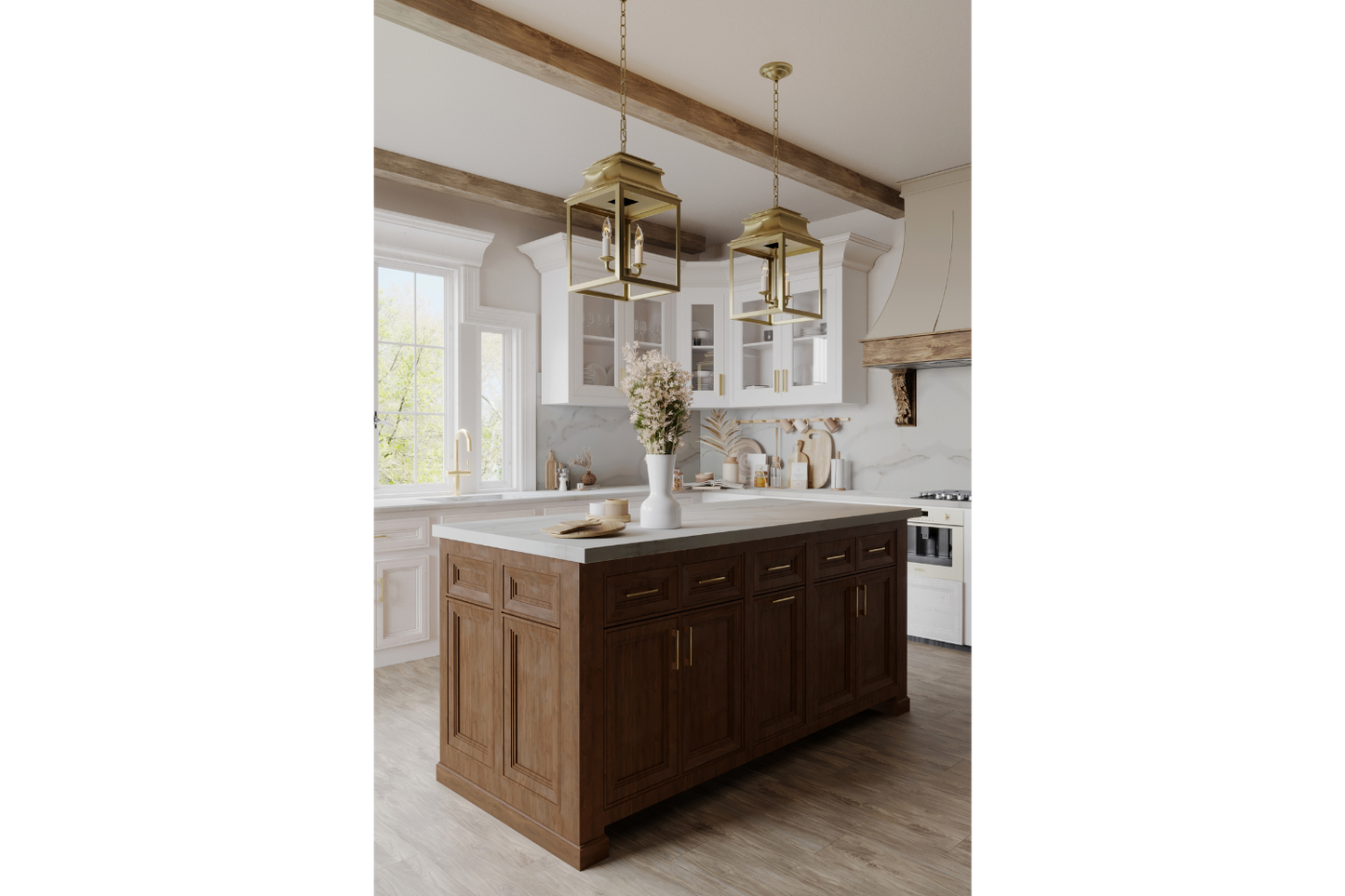 Calacatta Caramel Quartz Slab