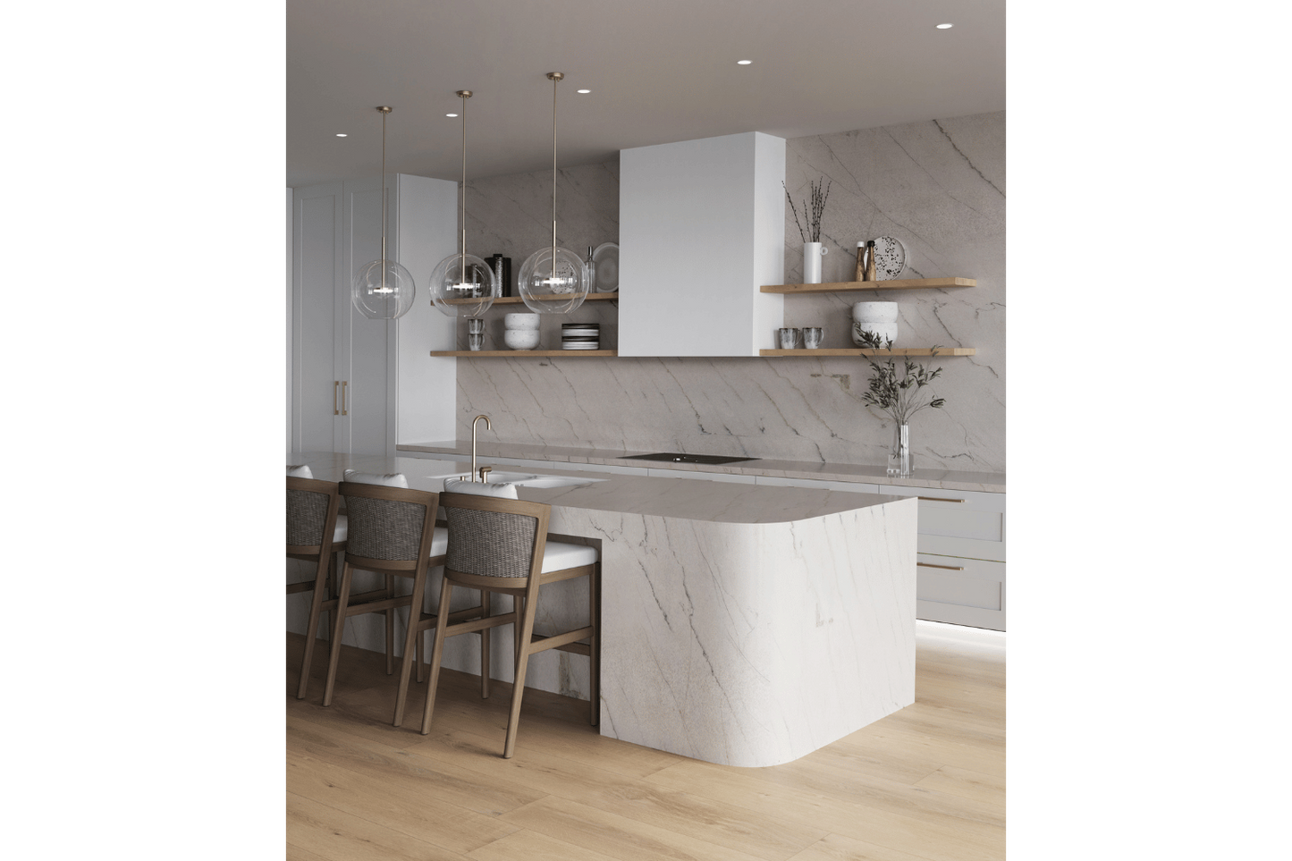 Calacatta Luxury Quartzite Slab