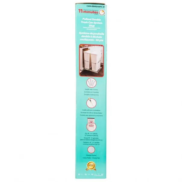 Sloane Wire Bottom-Mount Trashcan Pullout