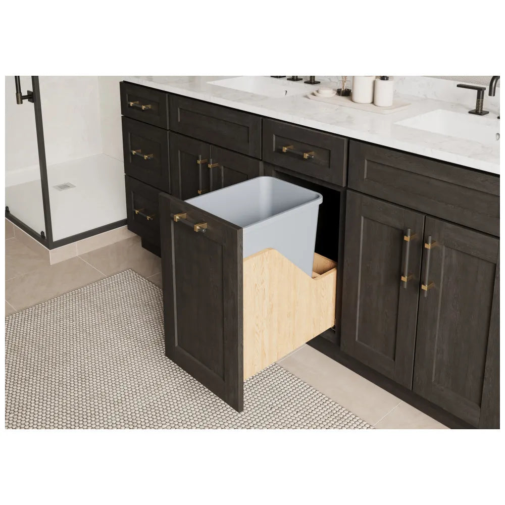 Blair Wood Bottom-Mount Soft-close Vanity Trashcan