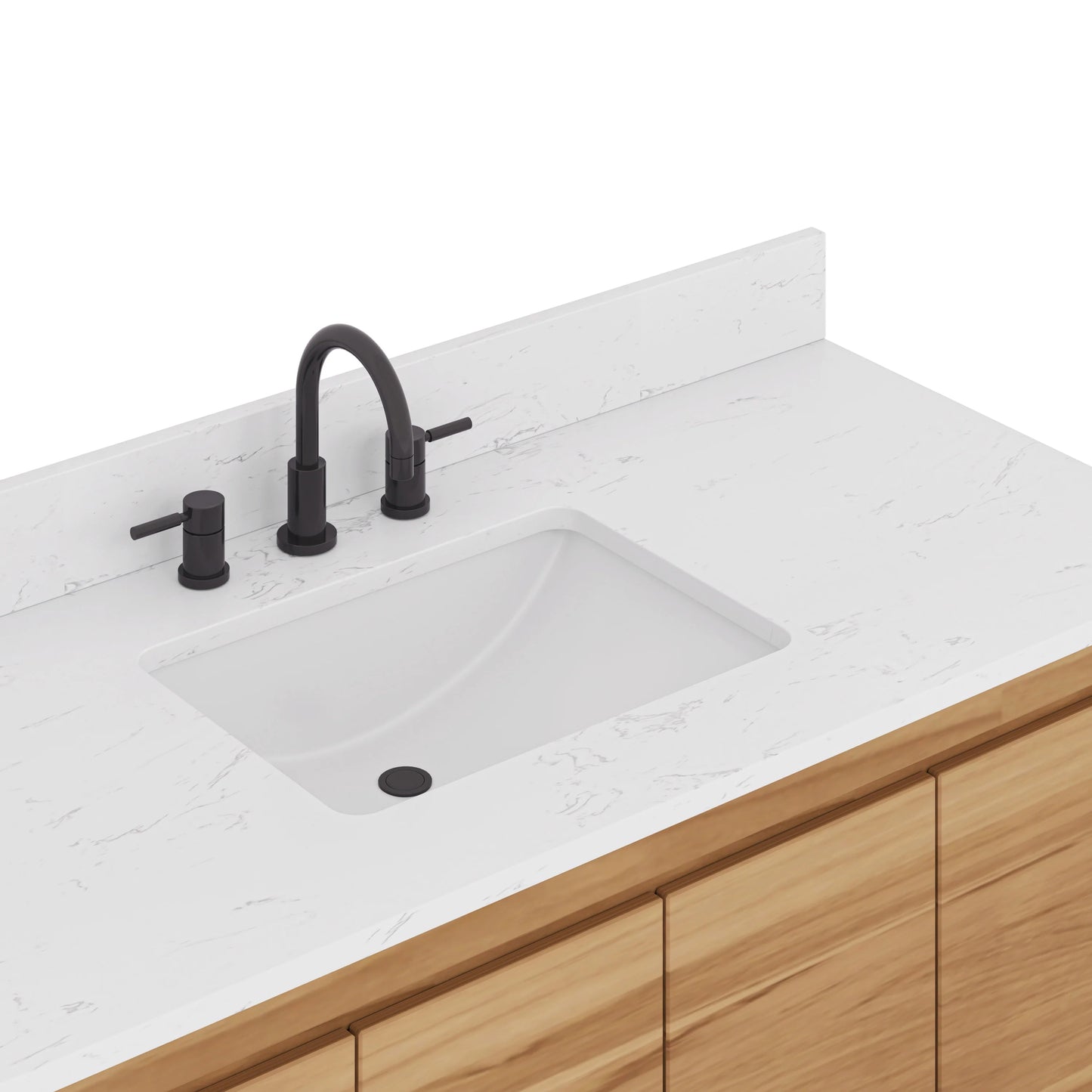 Coventry 48" Freestanding Bathroom Vanity with Stone Top and Vitreous China Undermount Sink