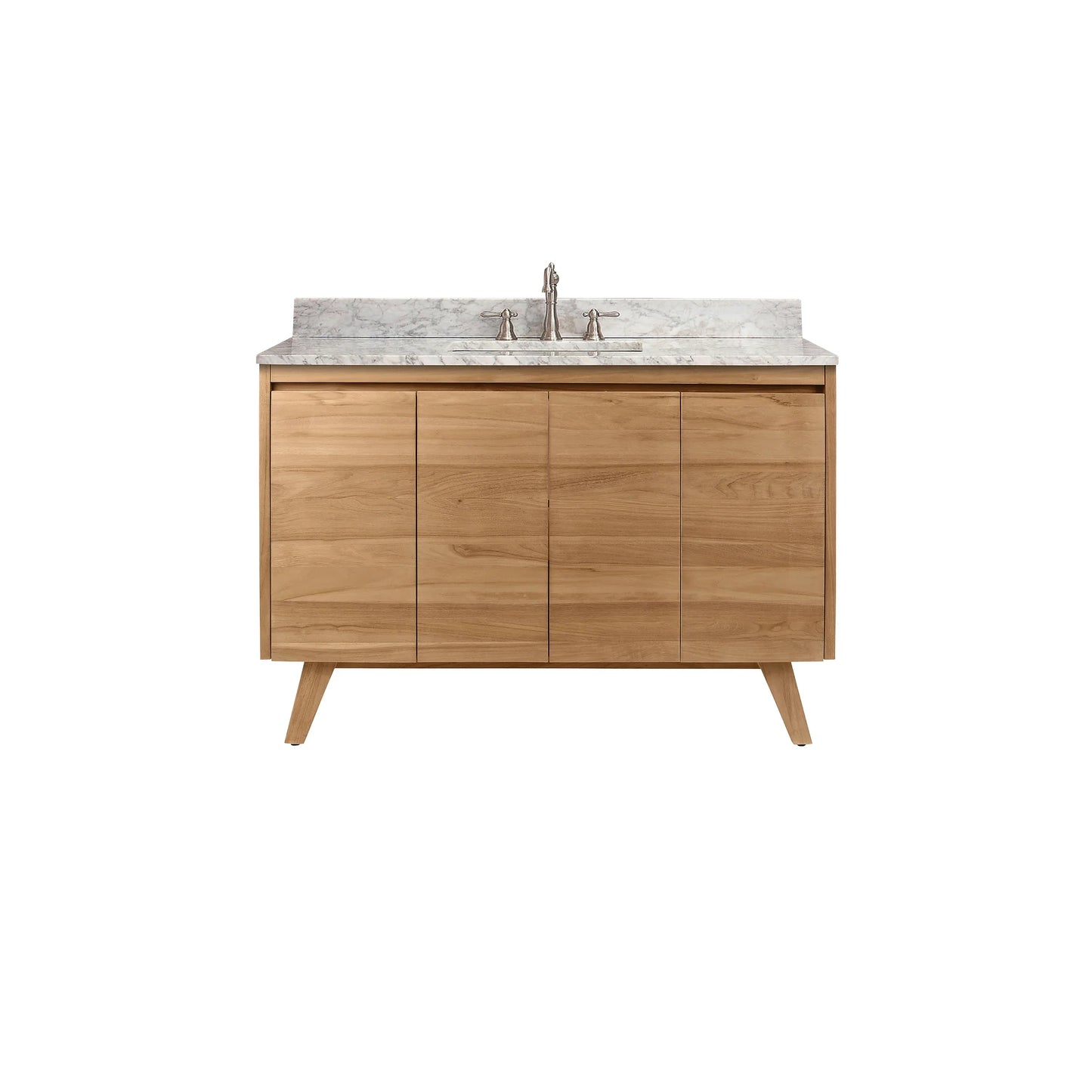 Coventry 48" Freestanding Bathroom Vanity with Stone Top and Vitreous China Undermount Sink