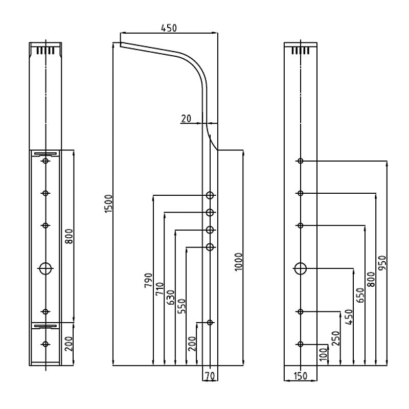 Gustav Shower Panel System
