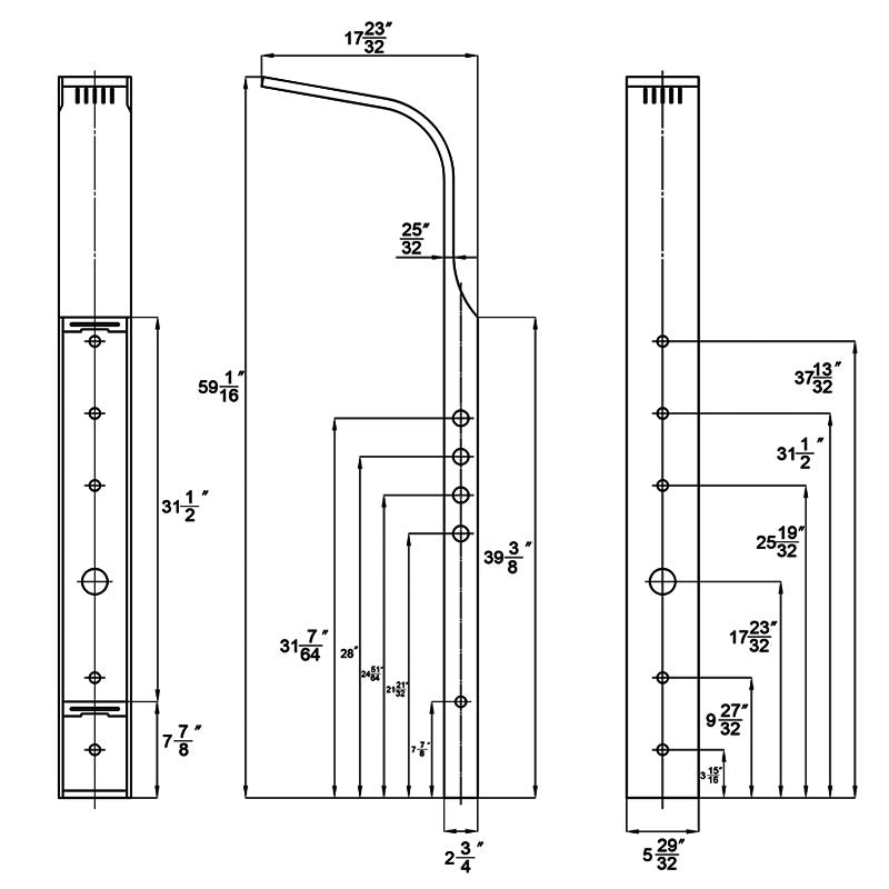 Gustav Shower Panel System