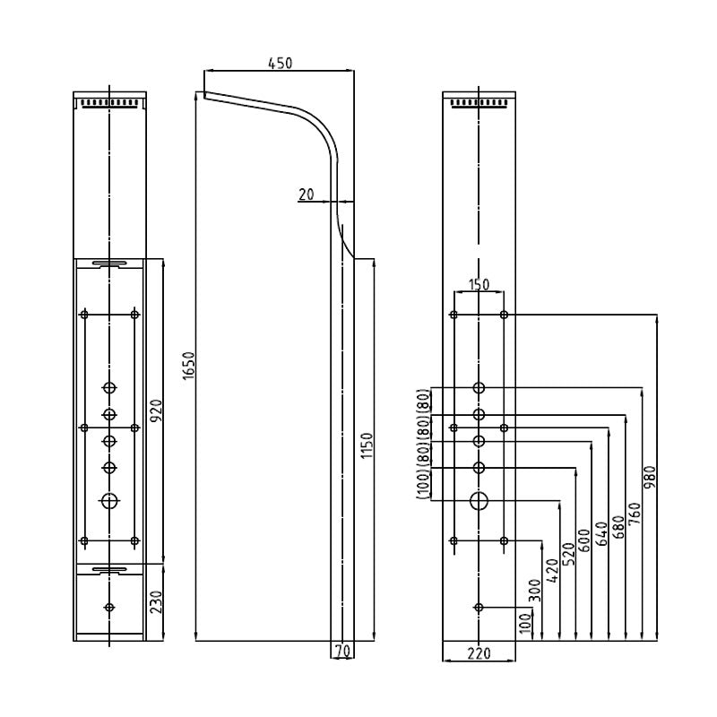 Alva Shower Panel System