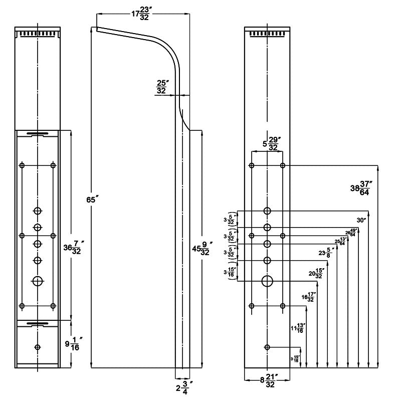 Alva Shower Panel System