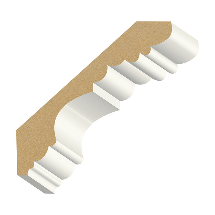 6-1/2" MDF Georgian Crown