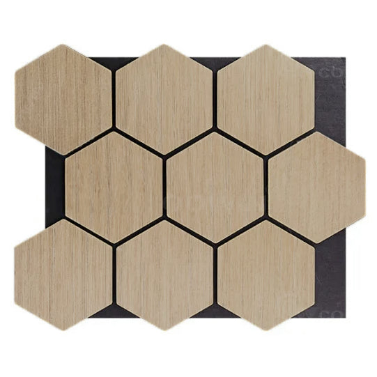 Wood Hexagon MDF Acoustic Interior Decorative Wall Panel