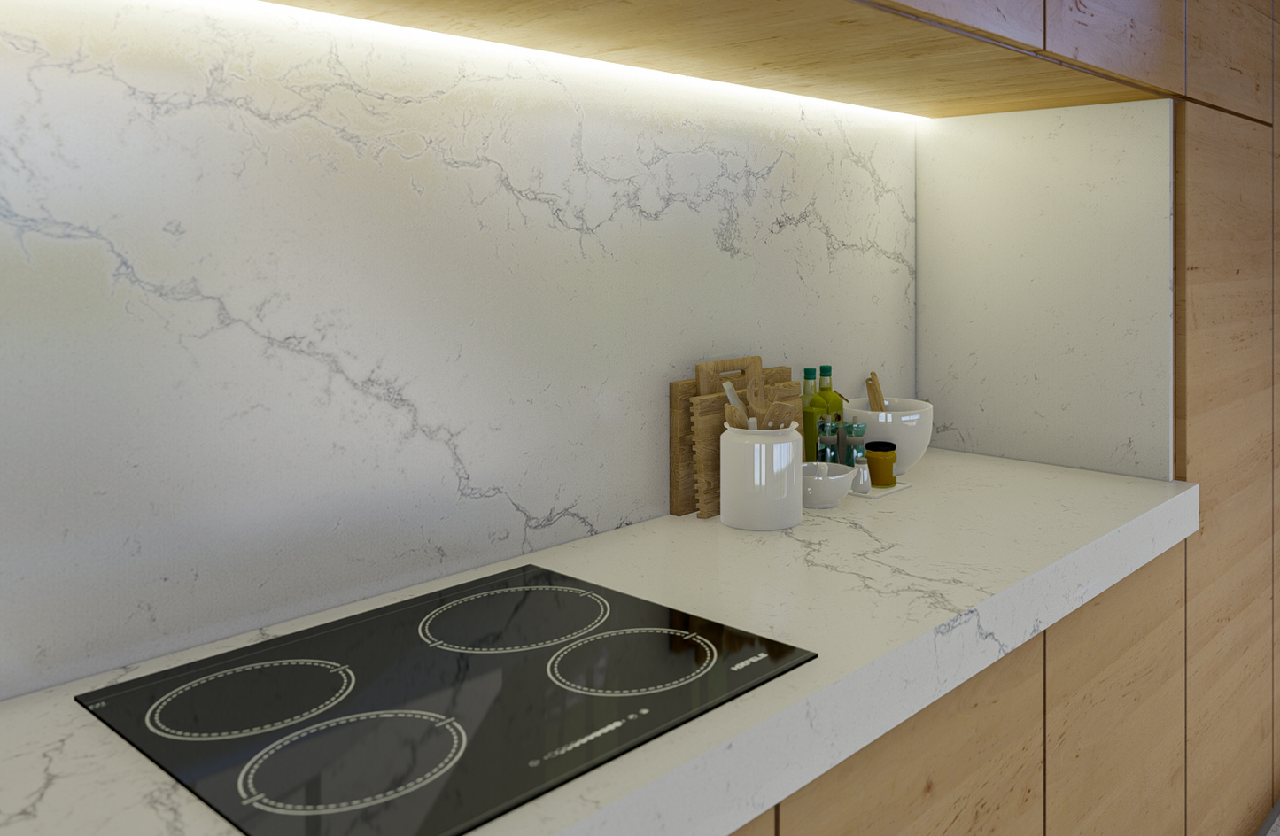 Carrara Sky PRIMO BELLA® Quartz Slab