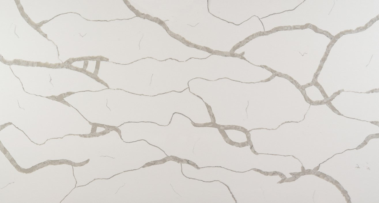 Calacatas White Quartz Slab