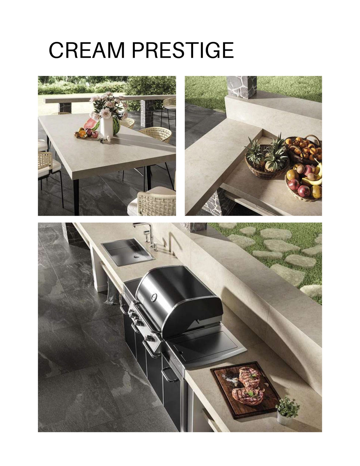 Atlas Plan PorcelainTop™ Cream Prestige Porcelain Slab