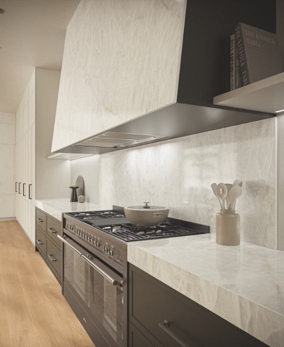 Atlas Plan PorcelainTop™ Crystal White Italian Porcelain Slab