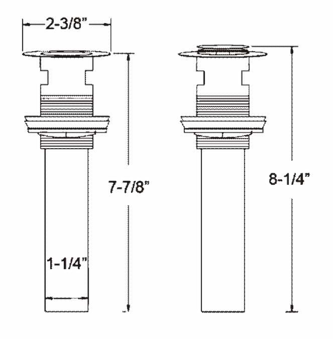 Constance Bathroom Sink Drain Pop