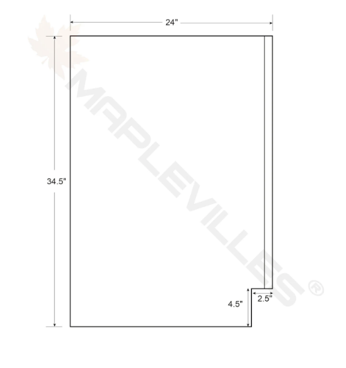 RTA 18"W Kitchen Trash Bin Cabinet with Full Height Door and Single Trash Bin Kit Pull Out in Snow White Inset Shaker