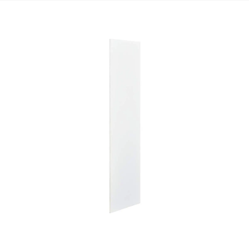 RTA 34.5"W x 96"H Skin Panel in Snow White Inset Shaker