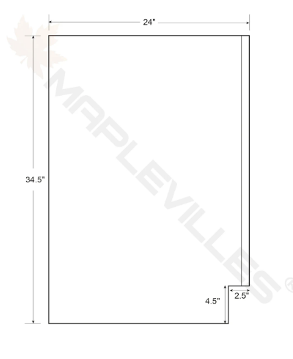 RTA 42"W Kitchen Sink Base Cabinet with Double Doors in Snow White Inset Shaker