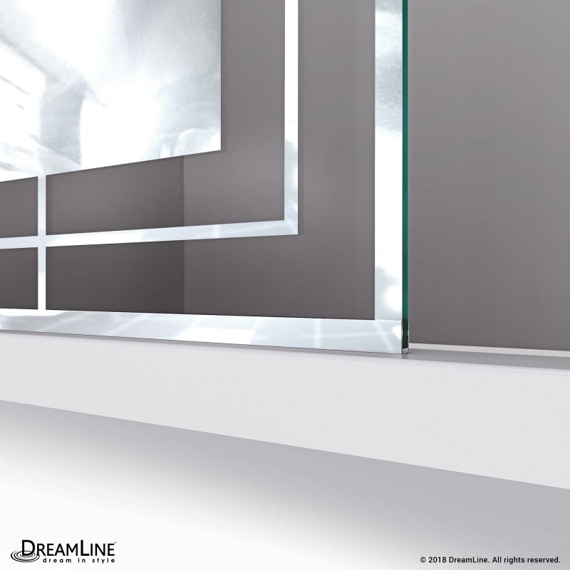Linea Mira Frameless Stationary Shower Panel