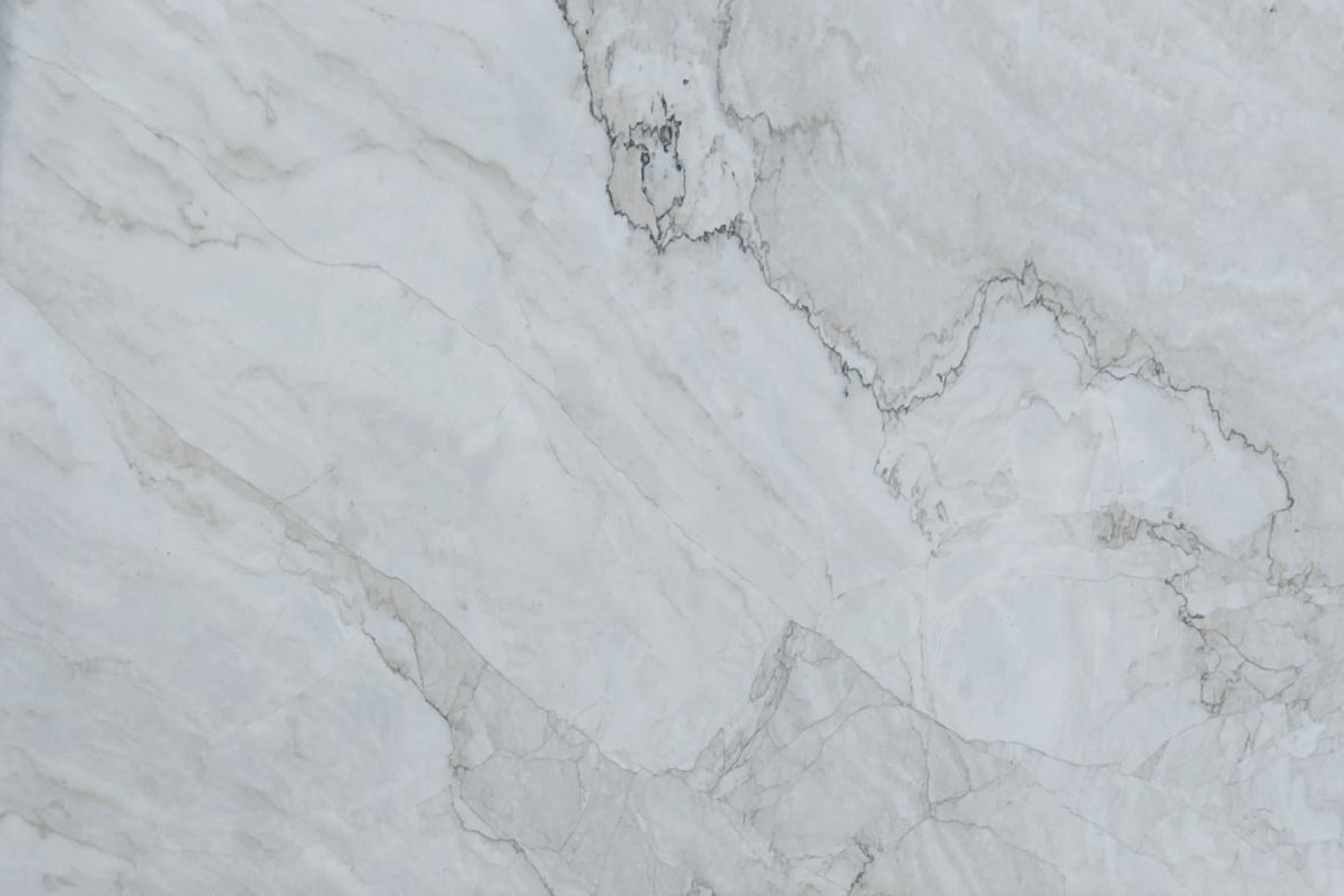 Diamond White Quartzite Slab