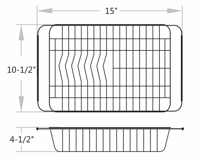 Frederica Kitchen Workstation Rack Accessory
