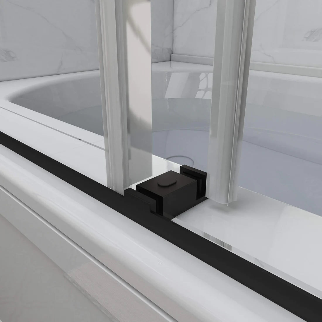 Cyrus Frameless Double Sliding Shower Door