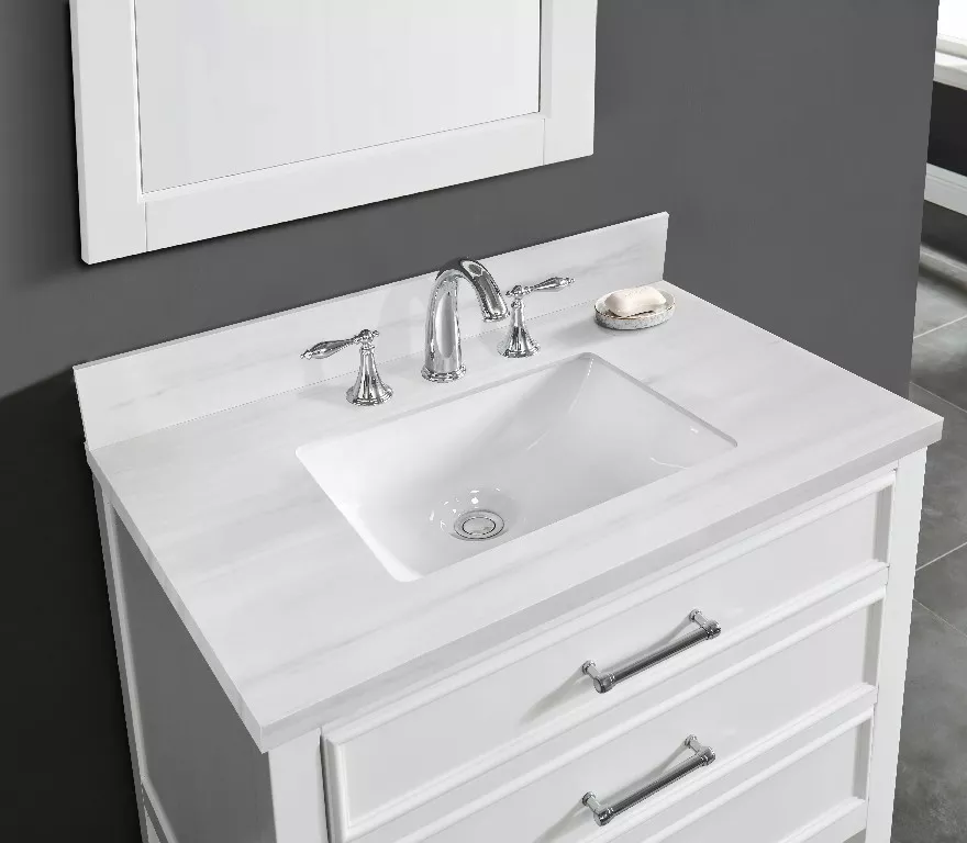 Dolomiti Bianco Sintered Stone Vanity Top