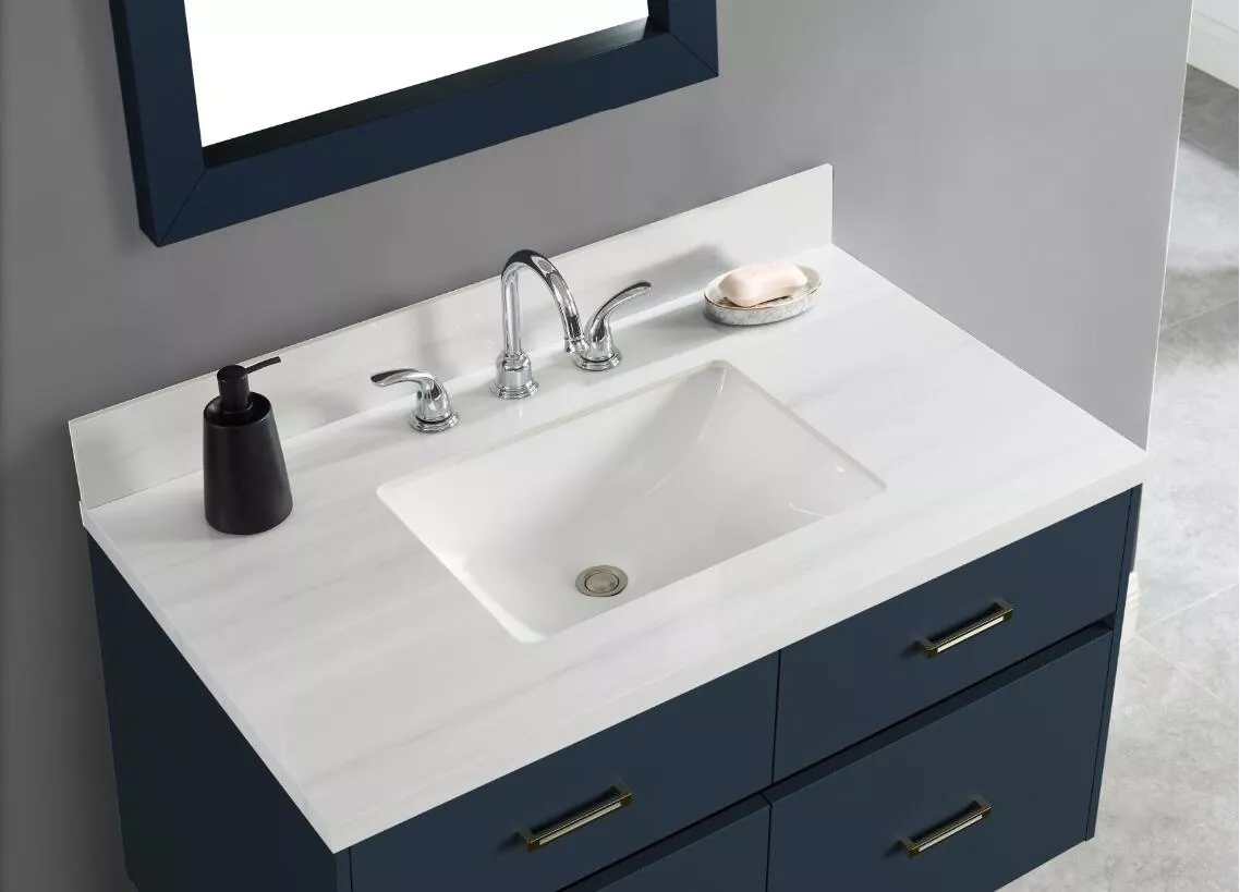 Dolomiti Bianco Sintered Stone Vanity Top
