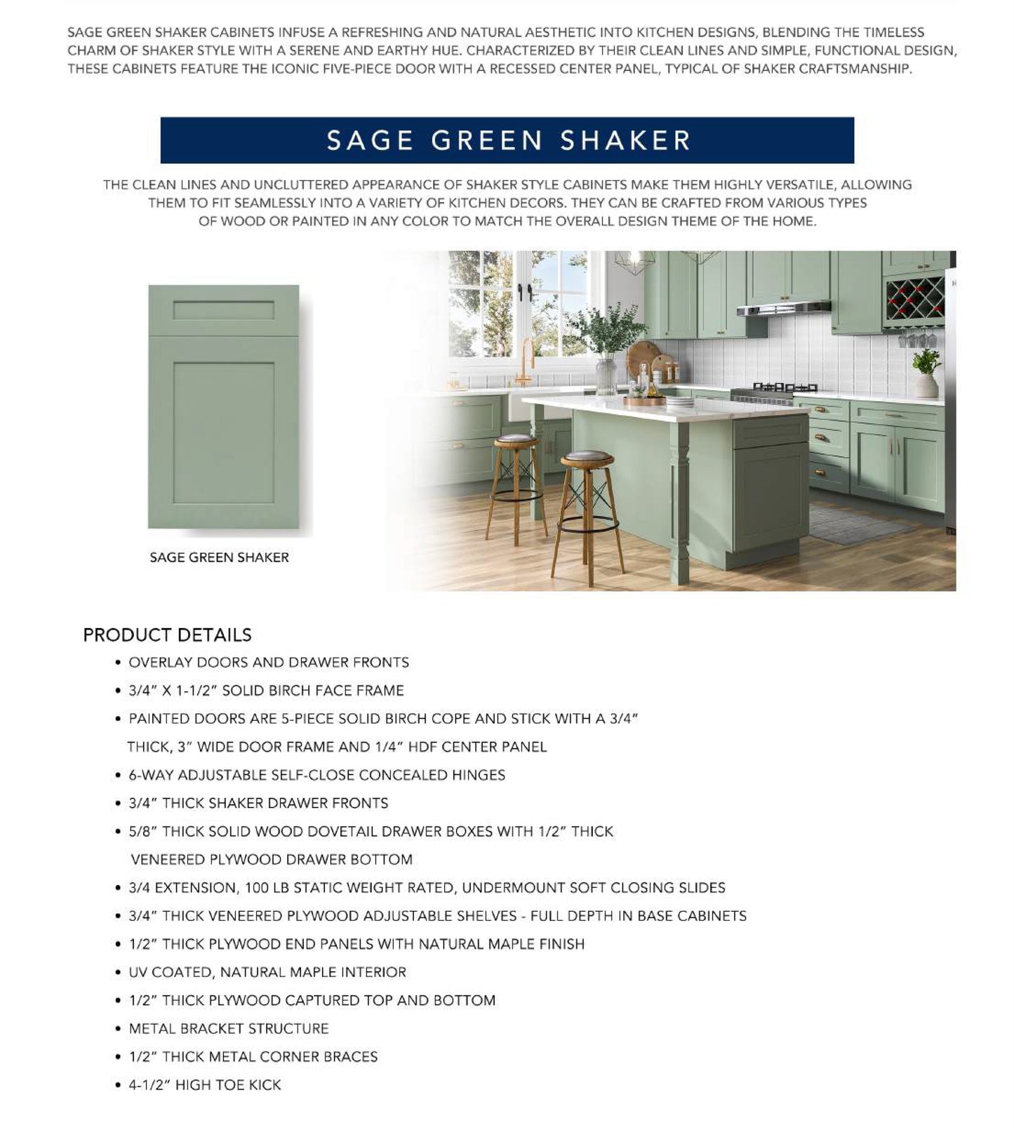 Sage Green Shaker