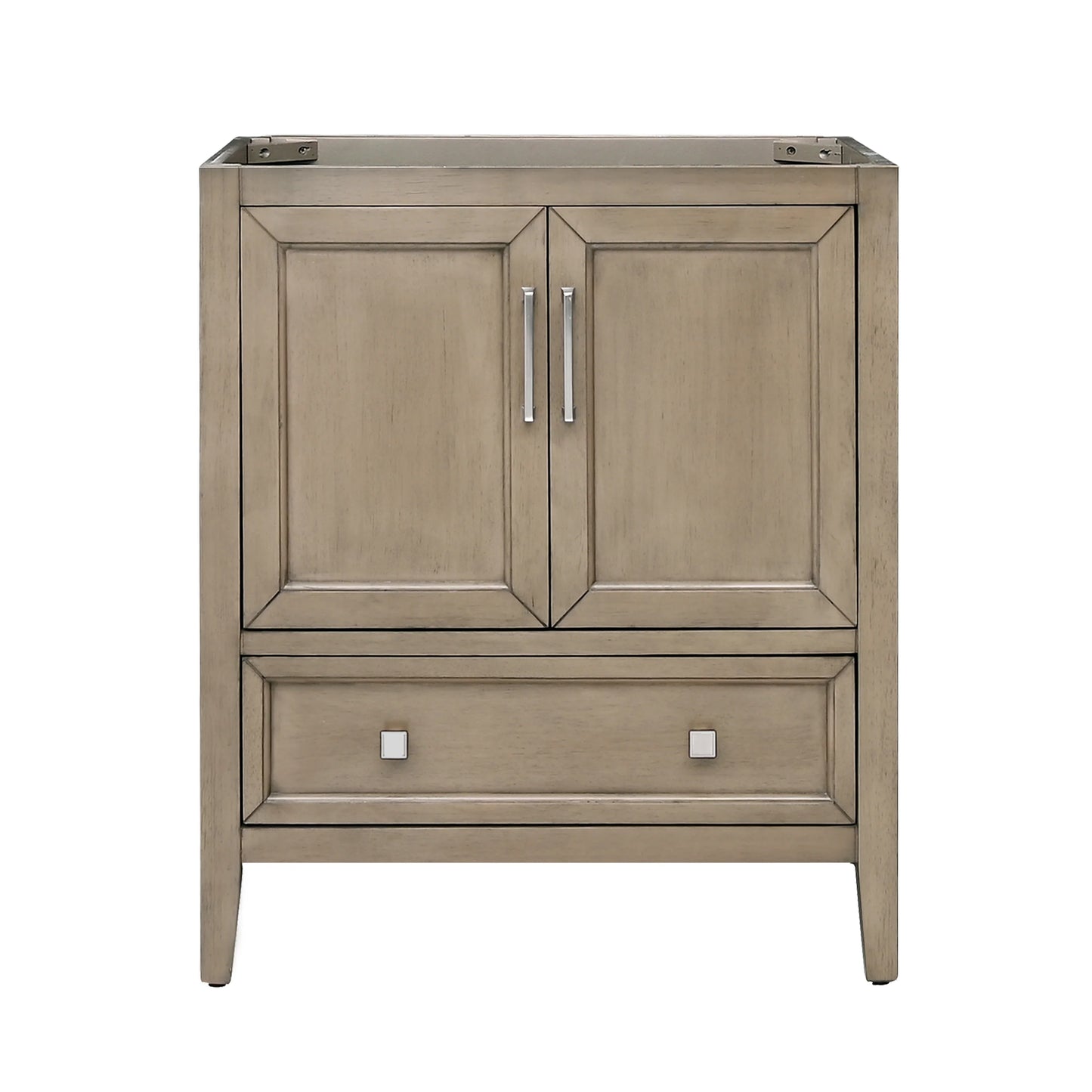 Everette 30" Freestanding Bathroom Vanity with Carrara White Natural Marble Top and Vitreous China Undermount Sink