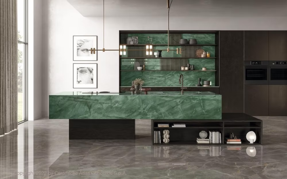 Atlas Plan PorcelainTop™ Exotic Green Porcelain Slab