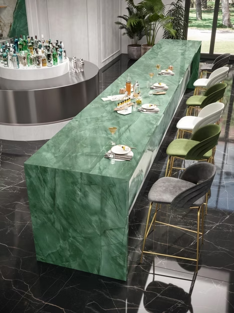 Atlas Plan PorcelainTop™ Exotic Green Porcelain Slab