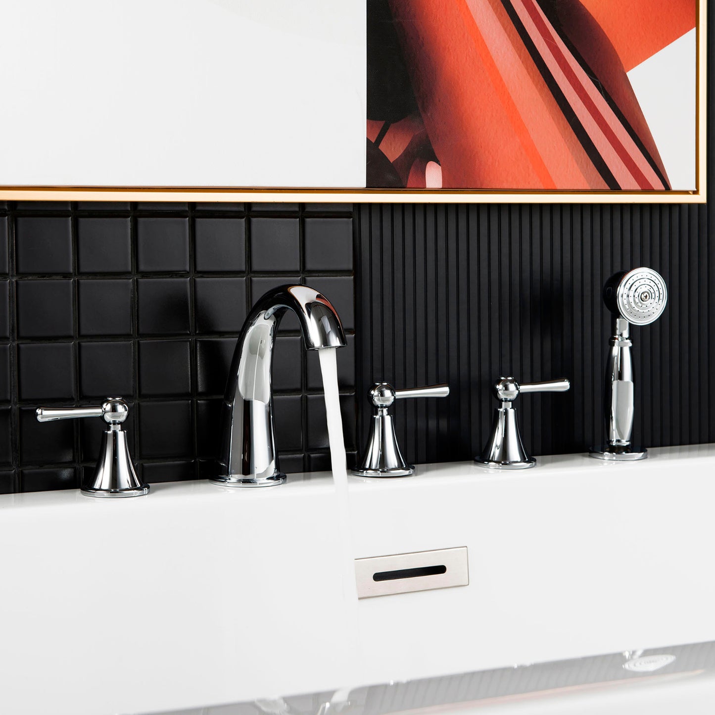 Hessa Deck Mouted Tub Faucet