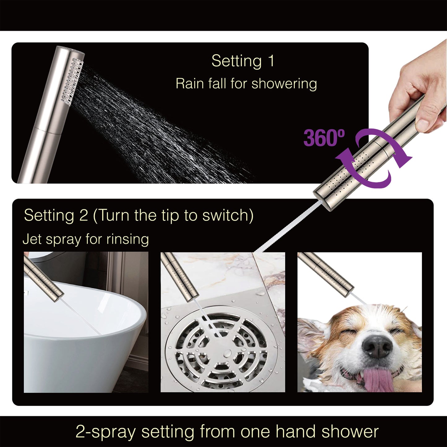 Willowleaf Freestanding Tub Faucet