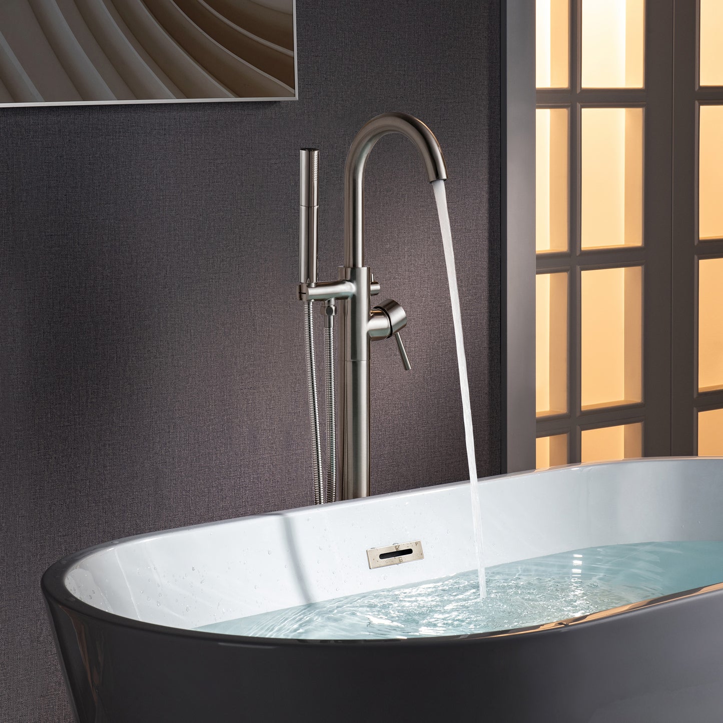 Willowleaf Freestanding Tub Faucet