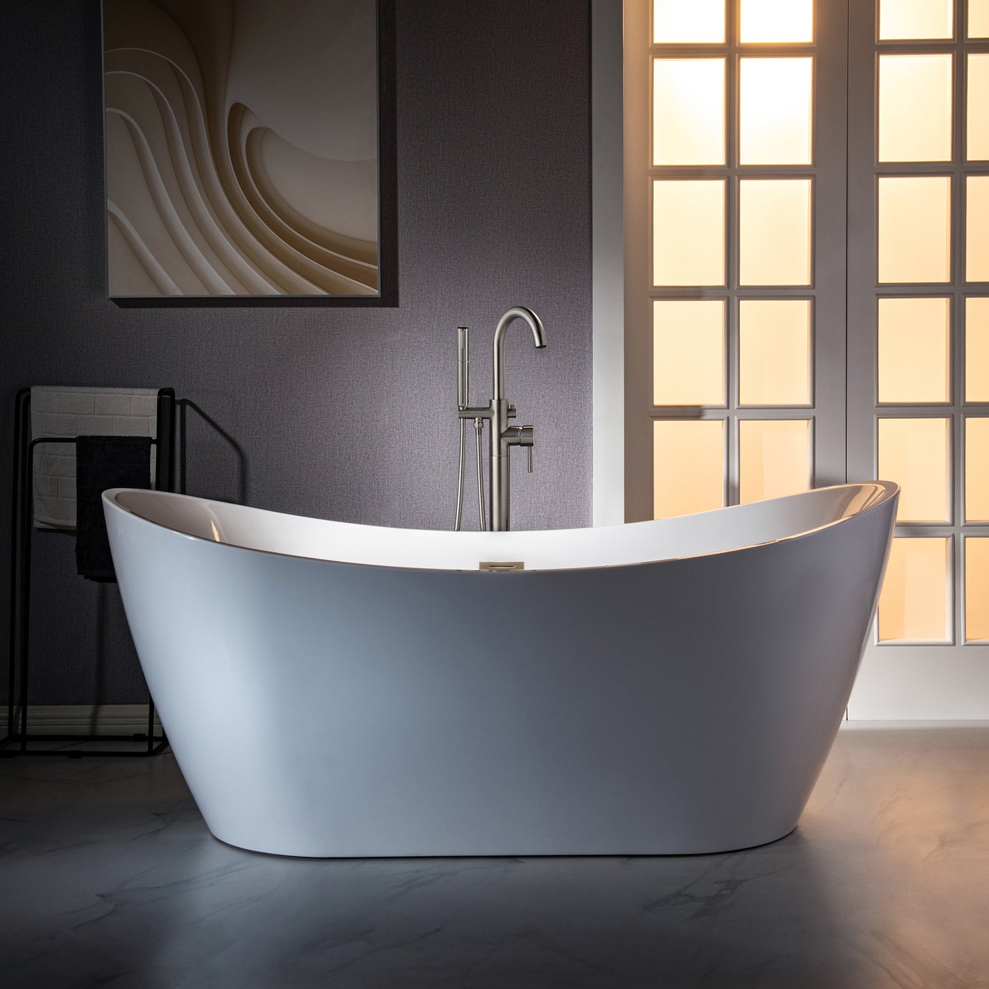 Willowleaf Freestanding Tub Faucet