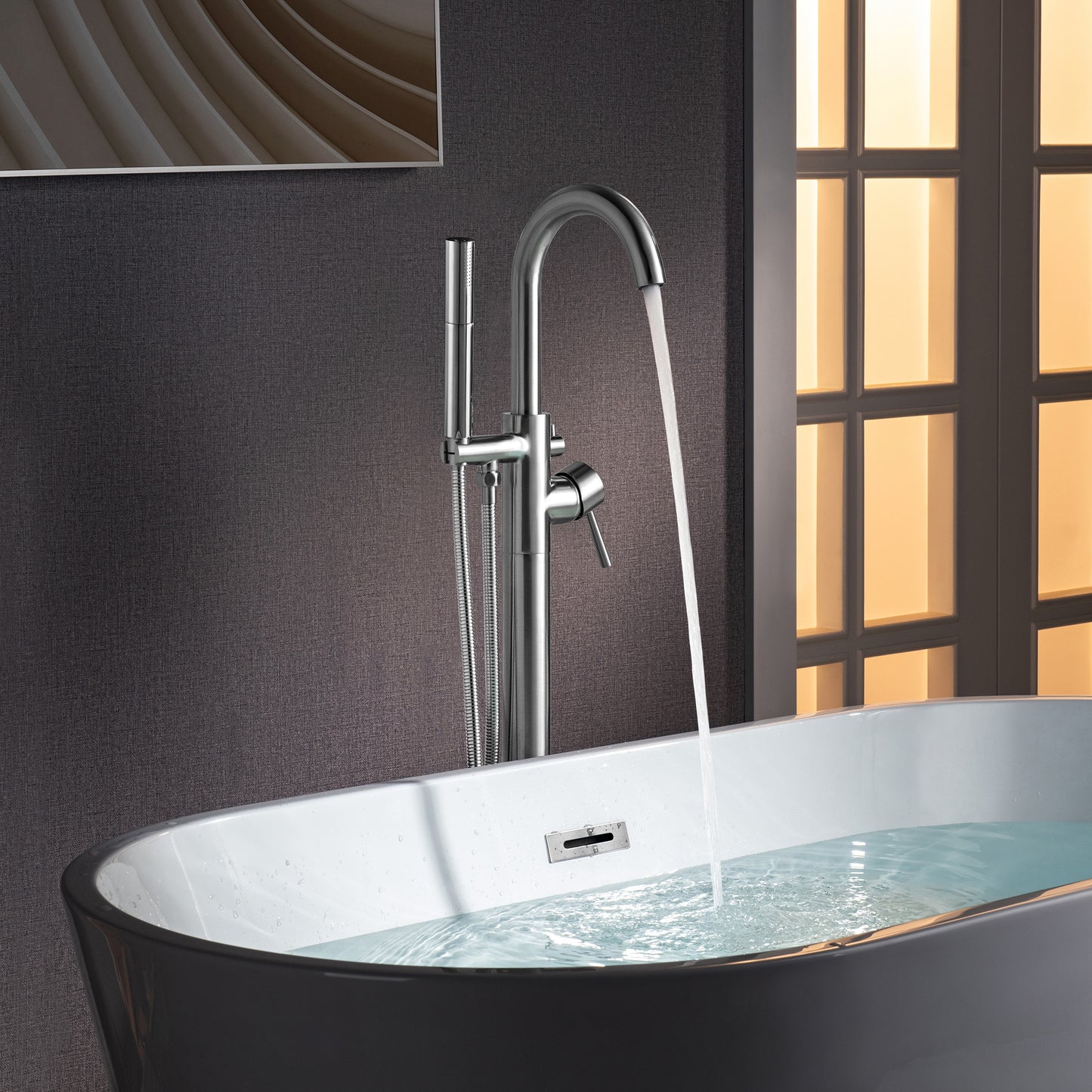 Willowleaf Freestanding Tub Faucet