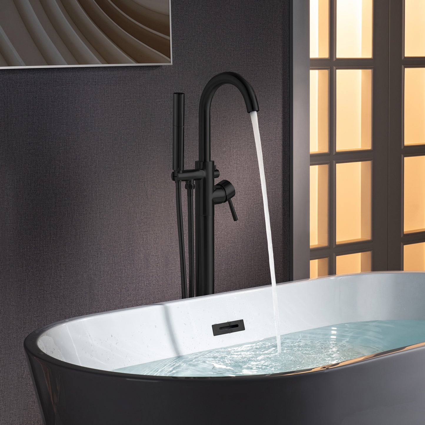 Willowleaf Freestanding Tub Faucet