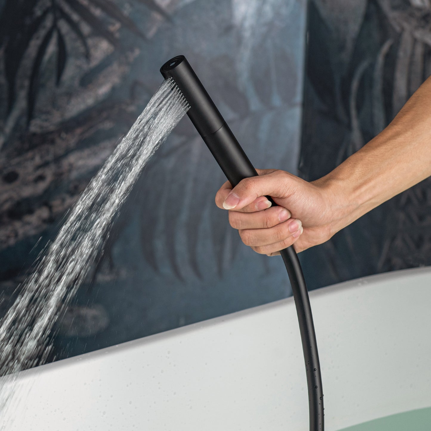 Willowleaf Freestanding Tub Faucet