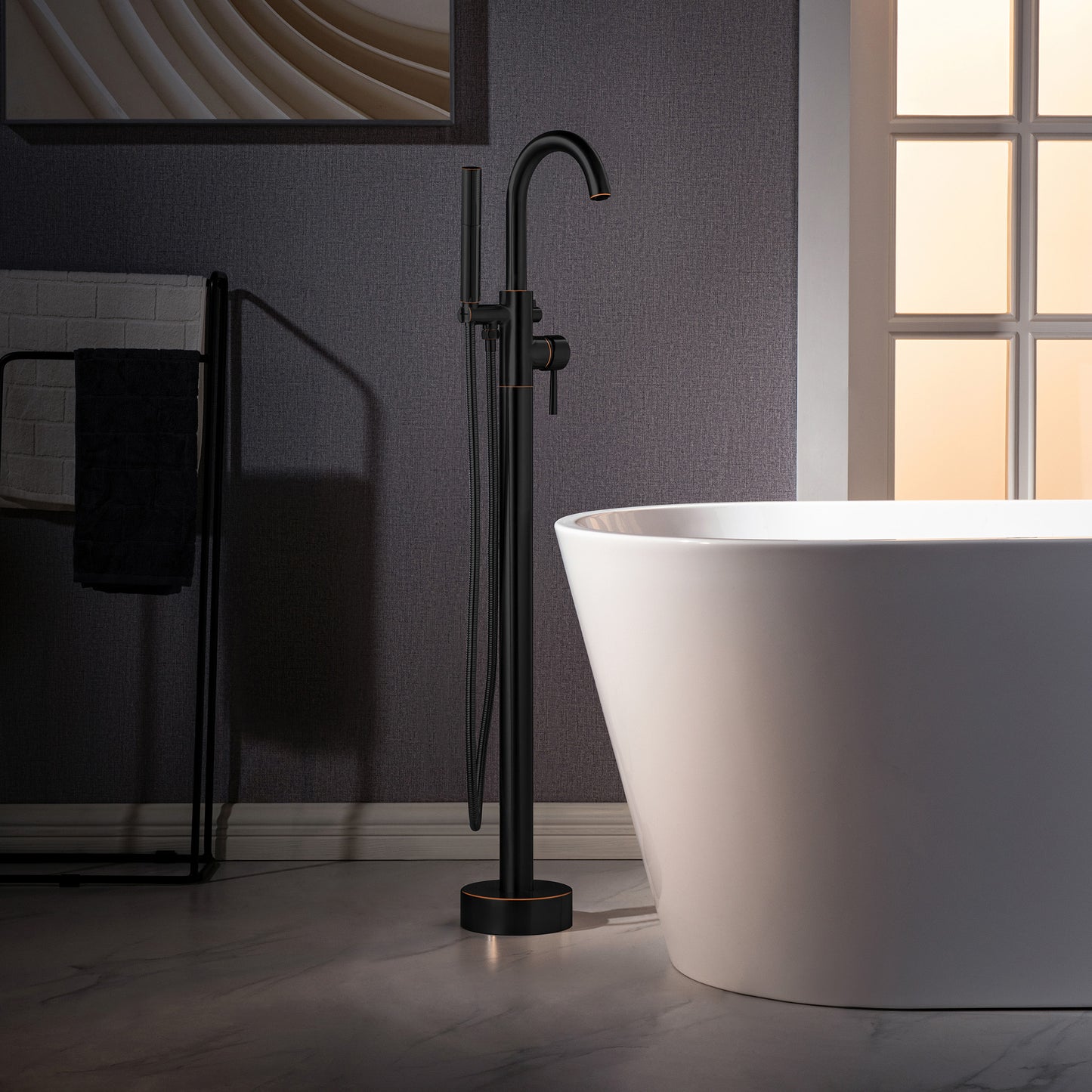 Willowleaf Freestanding Tub Faucet