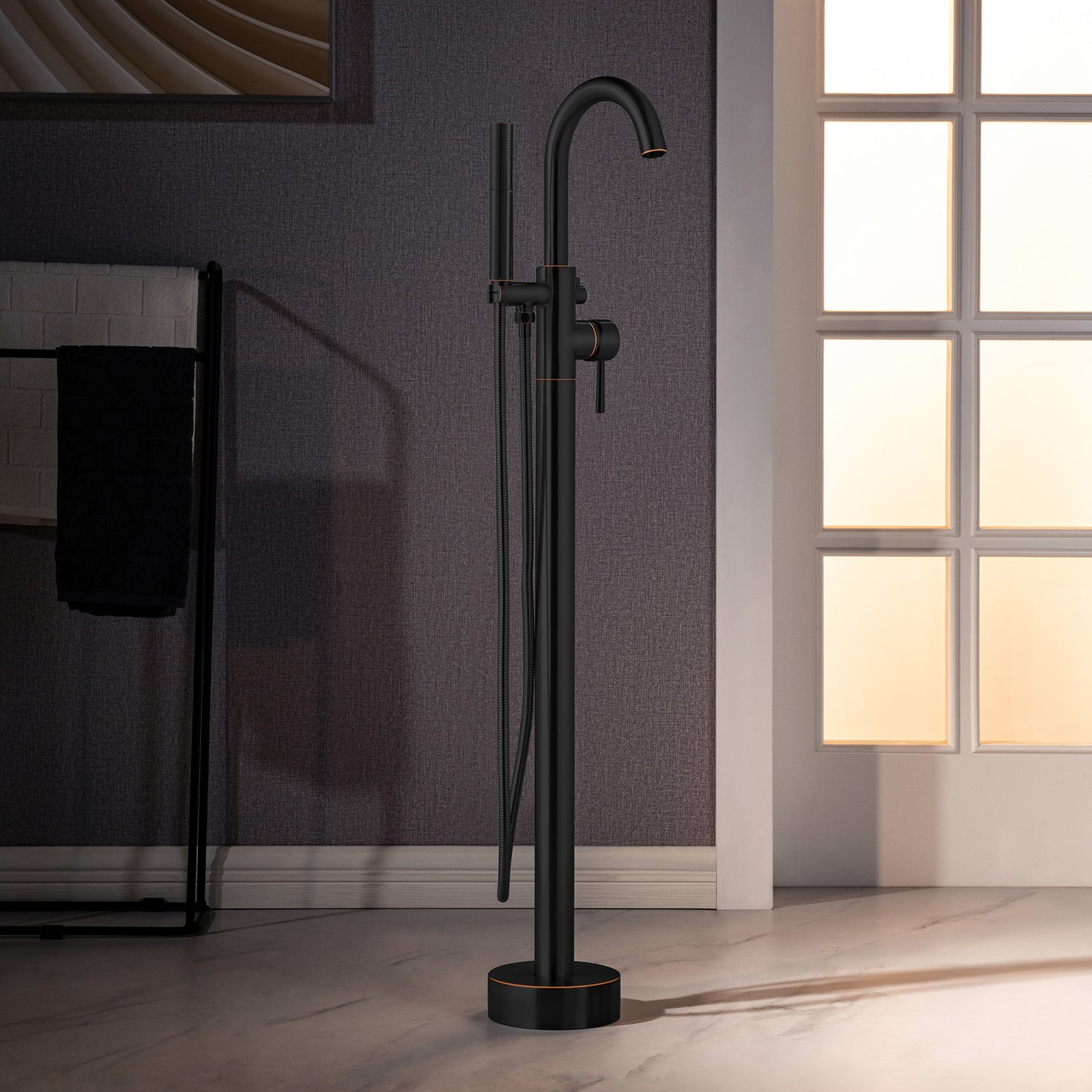 Willowleaf Freestanding Tub Faucet