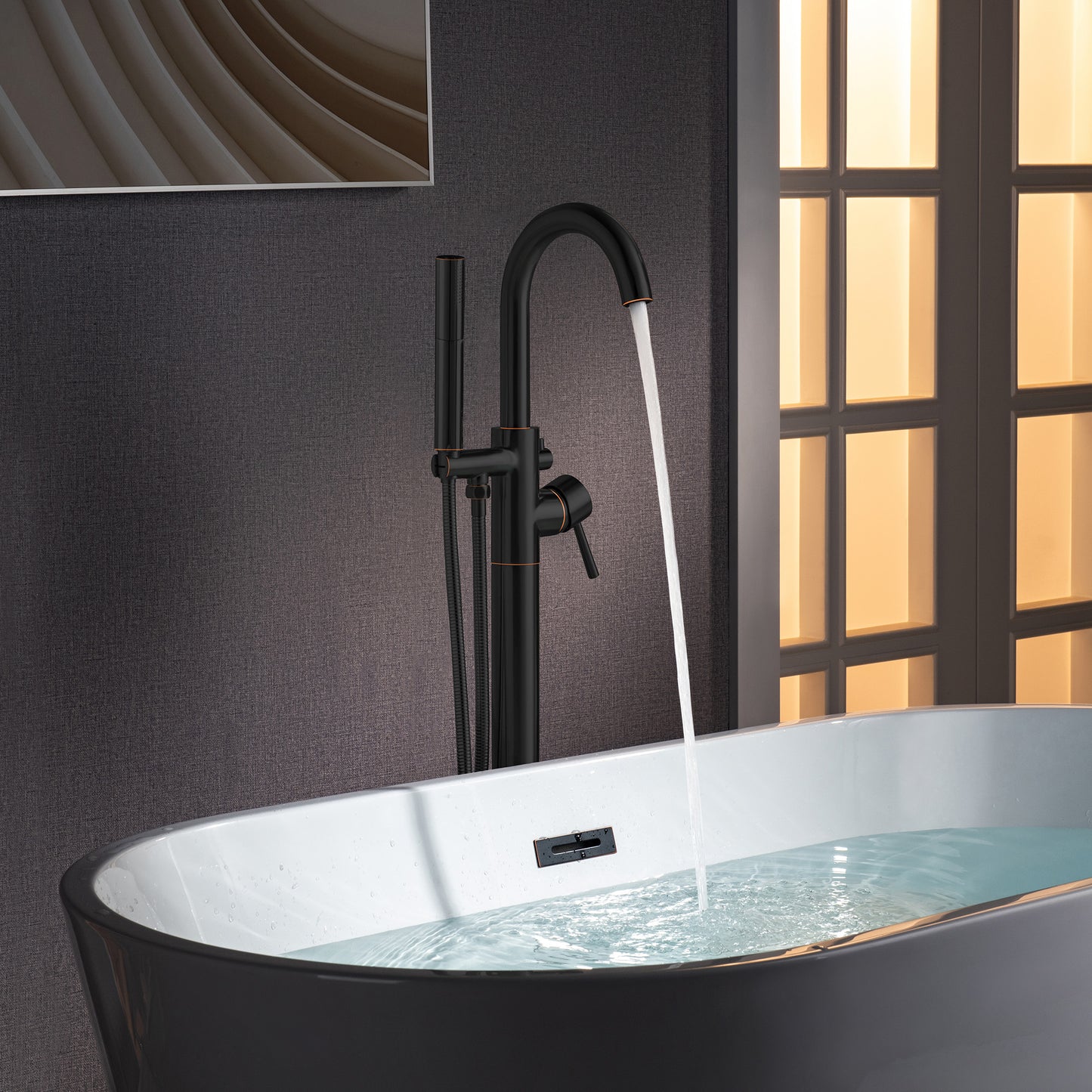 Willowleaf Freestanding Tub Faucet