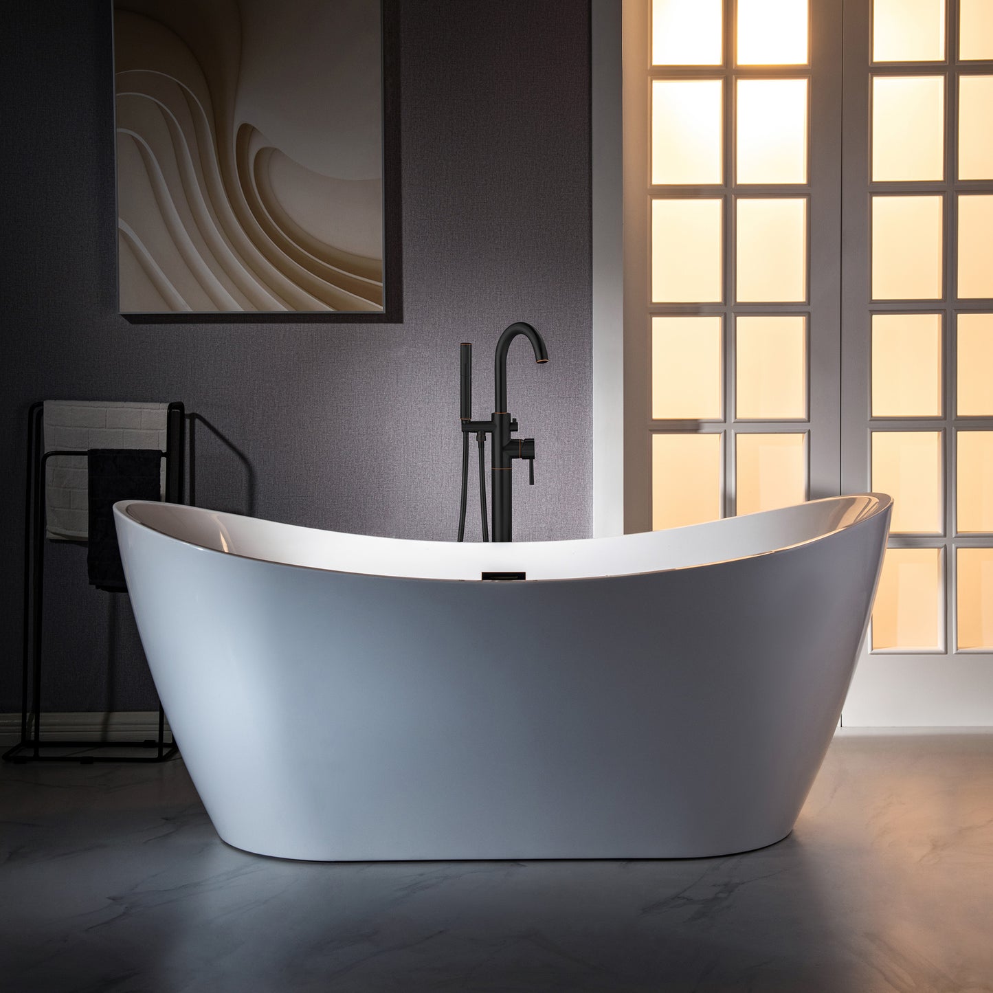 Willowleaf Freestanding Tub Faucet