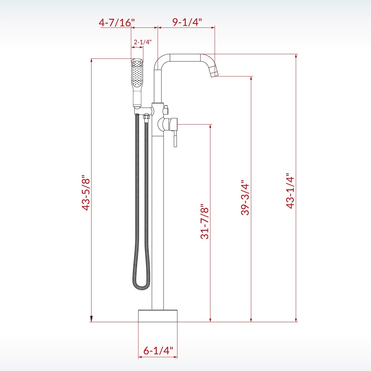 Kainda Freestanding tub Faucet
