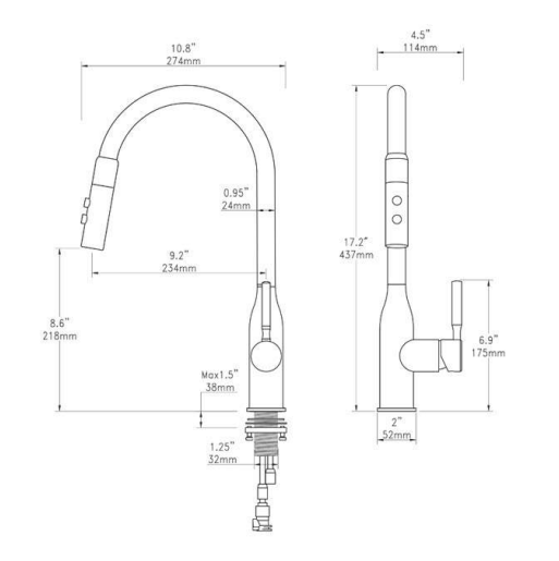 Clementine Kitchen Faucet