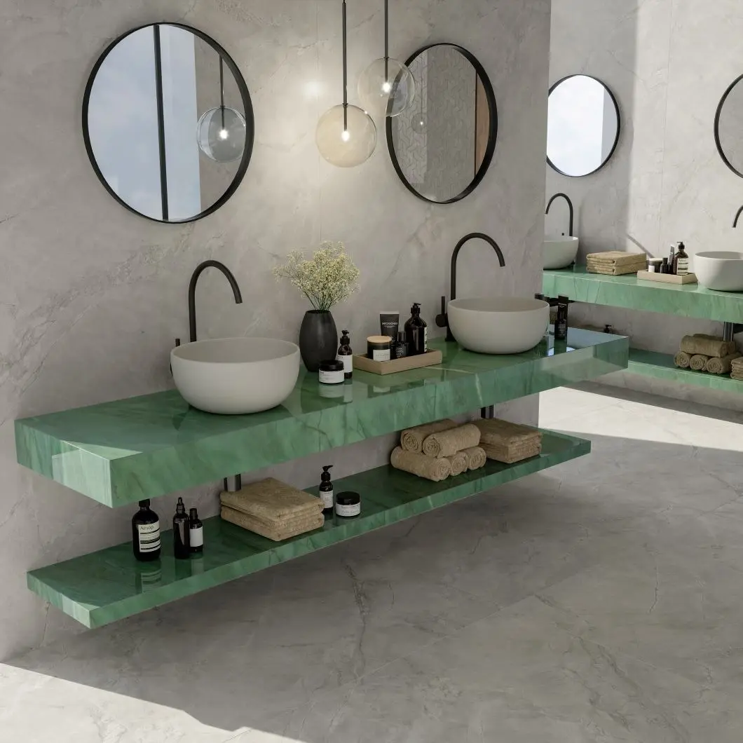Atlas Concorde HybridSlab™ Grey Cloud Rectified Porcelain Slab
