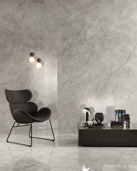 Atlas Concorde HybridSlab™ Grey Cloud Rectified Porcelain Slab