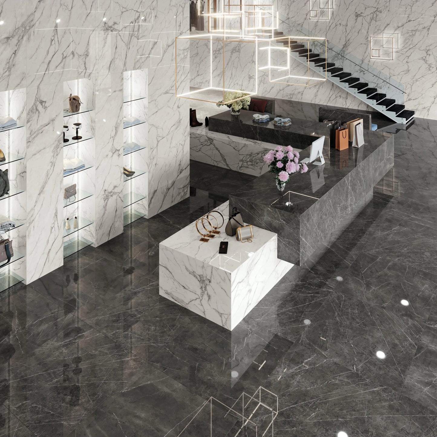 Atlas Concorde HybridSlab™ Calacatta Extra Rectified Porcelain Slab