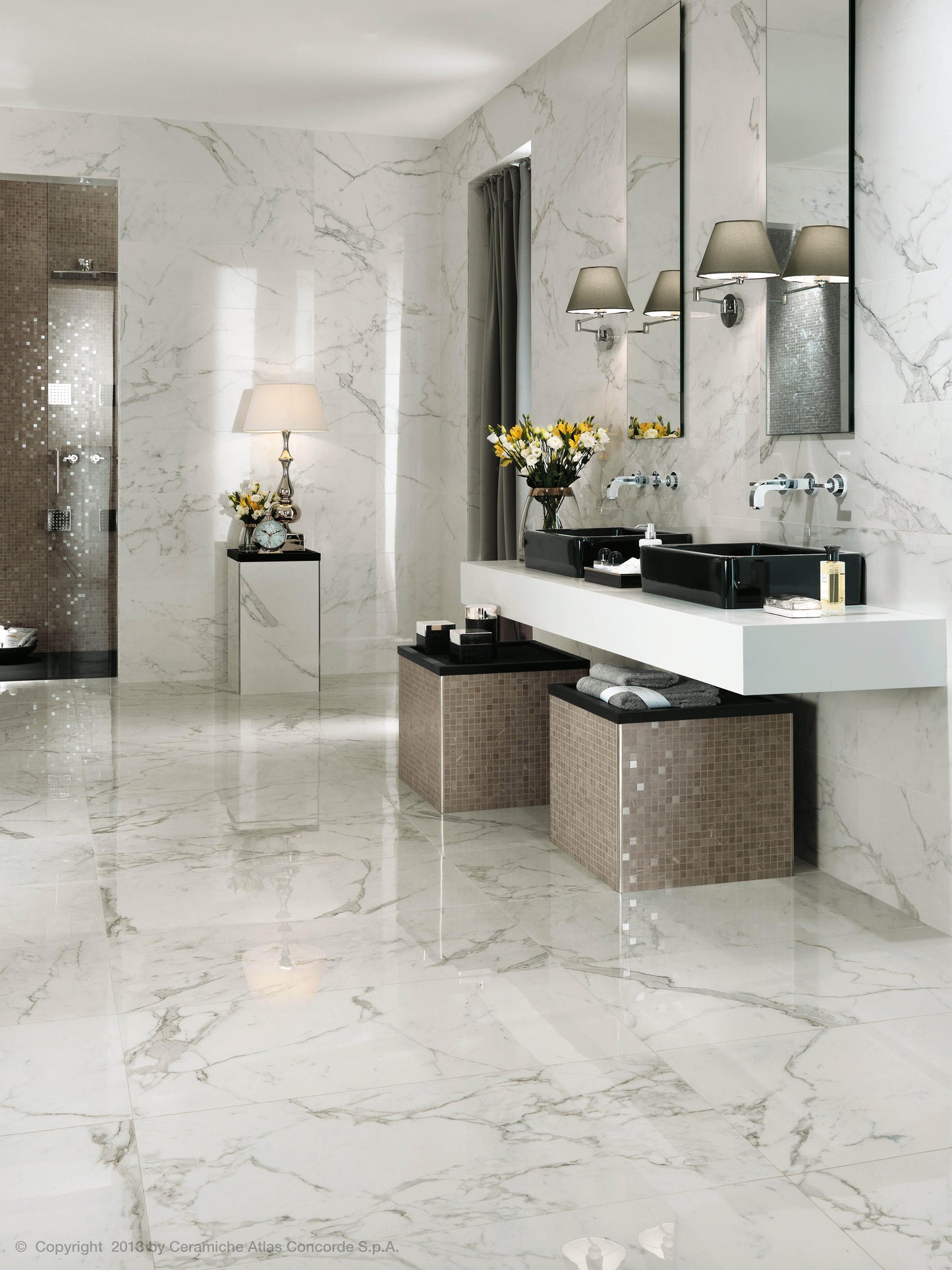 Atlas Concorde HybridSlab™ Calacatta Extra Rectified Porcelain Slab
