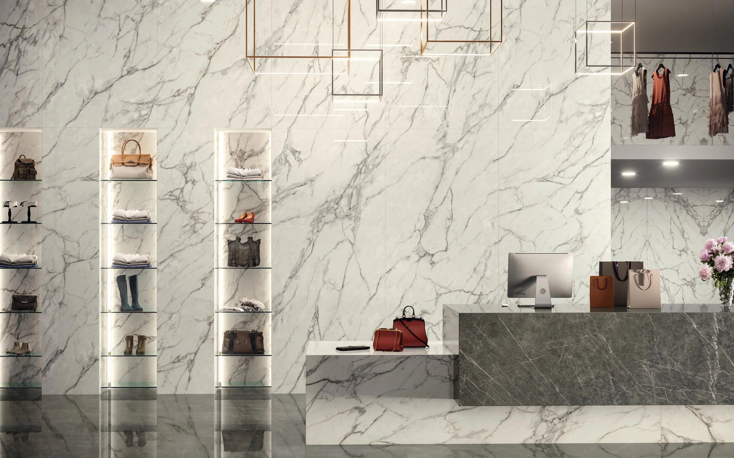 Atlas Concorde HybridSlab™ Calacatta Extra Rectified Porcelain Slab