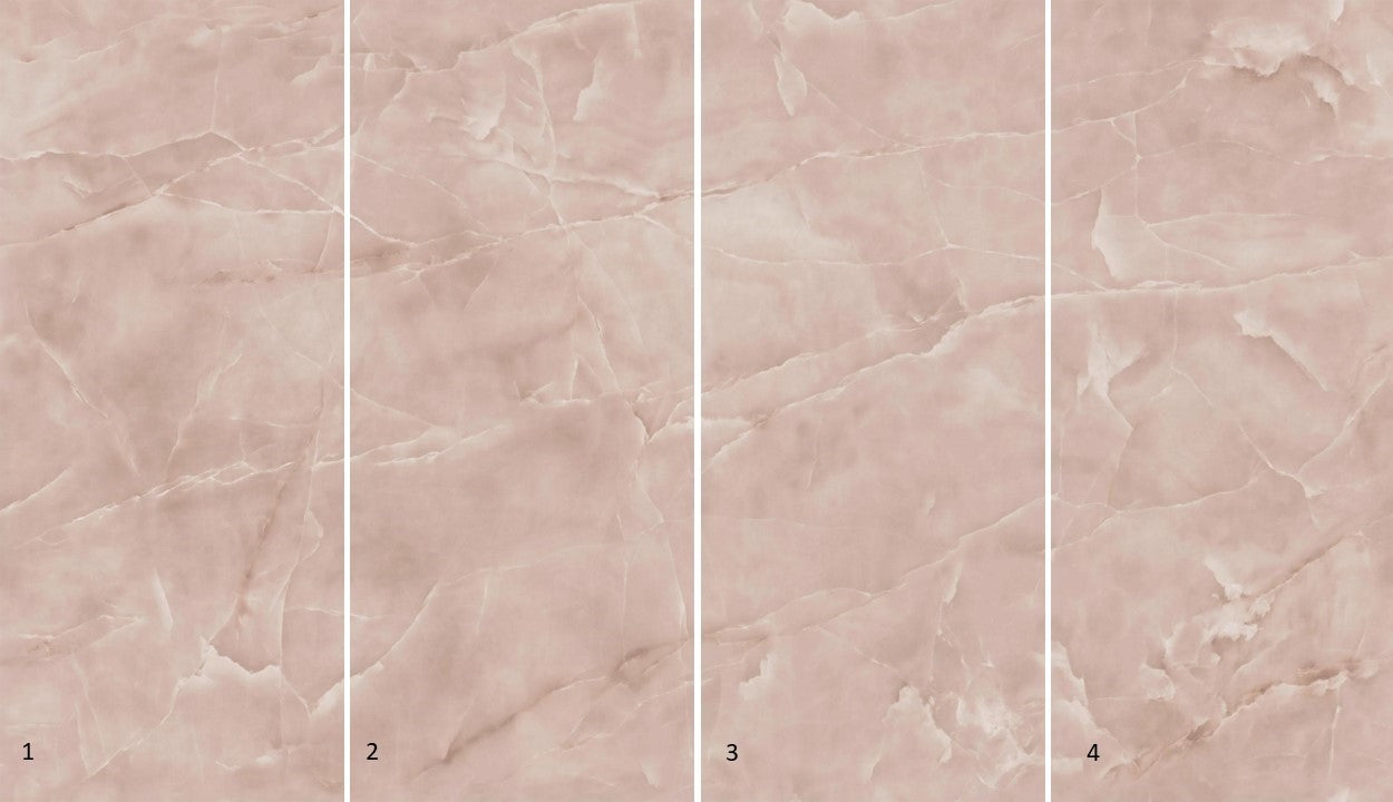 Atlas Concorde HybridSlab™ Onyx Rose Rectified Porcelain Slab