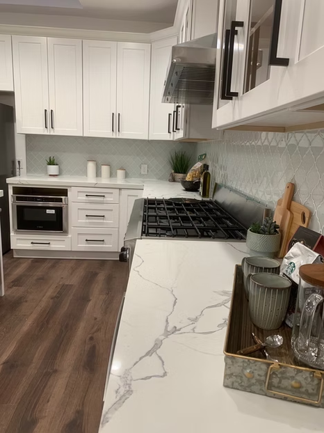 Calacatta Cielo Quartz Slab